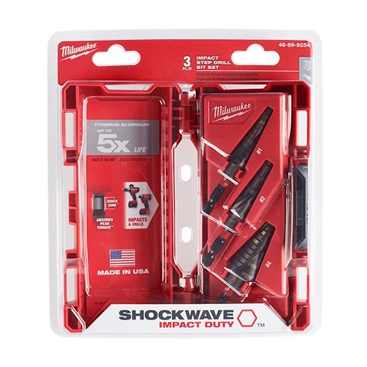 Picture of Milwaukee Electric Tool 48-89-9254 Milwaukee Electric Tool Shockwave™ Impact Duty™ 3Pc Kit (#1, #2, #4)